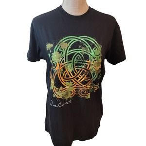 Traditional Craft Celtic Ireland Black Tee Size Small NWT!